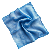 texturiert Blau Stoff Serviette zerknittert, Schnitt aus - - Lager .. png