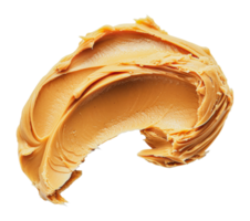 Creamy peanut butter swirl, cut out - stock .. png