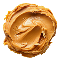 Creamy peanut butter swirl, cut out - stock . png