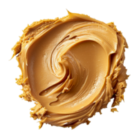 Creamy peanut butter swirl, cut out - stock . png