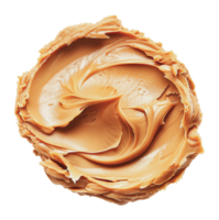 Creamy peanut butter swirl, cut out - stock . png