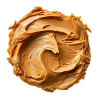 Creamy peanut butter swirl, cut out - stock . png