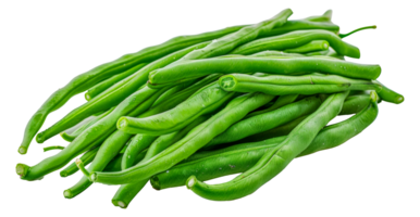 Fresh green beans, cut out - stock . png