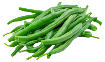 Fresh green beans, cut out - stock . png