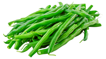 Fresh green beans, cut out - stock . png