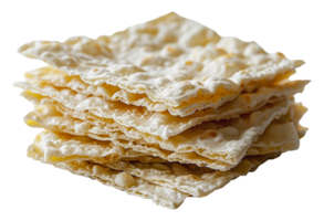Crispy rice cakes stack, cut out - stock . png