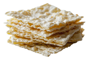 croustillant riz Gâteaux empiler, Couper en dehors - Stock . png