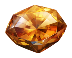 Sphene Gemstone Grain Illustration Isolated on Transparent Background png