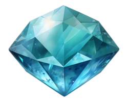 Zircon Gemstone Grain Illustration Isolated on Transparent Background png