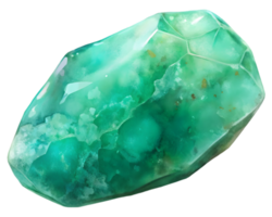 chrysoprase gemme grain illustration isolé sur transparent Contexte png