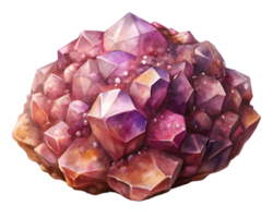 Taaffeite Gemstone Grain Illustration Isolated on Transparent Background png