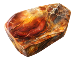 Pietersite Gemstone Grain Illustration Isolated on Transparent Background png