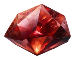 Garnet Gemstone Grain Illustration Isolated on Transparent Background png