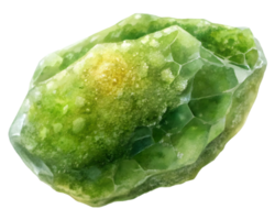 Moldavite gemme grain illustration isolé sur transparent Contexte png