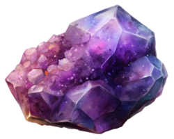 Sugilite Gemstone Grain Illustration Isolated on Transparent Background png