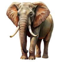 elefant årgång illustration isolerat på transparent bakgrund png