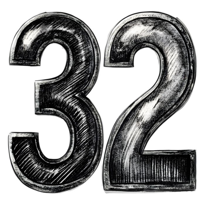 Vintage Numbers PNGs for Free Download