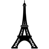 Eiffel tower symbol on a white background vector