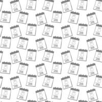 Blue Monday Calendar pages with Sad Face Emoticon and inscriptions in grayscale Wallpaper Background vector