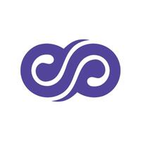 Pictograph Infinity Sign - Logo Template Illustration Design. EPS 10. vector