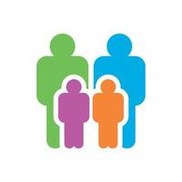 Family Care Icon Logo Template vector