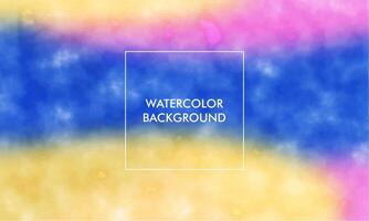 Watercolor Gradient mesh abstract blur texture background with pastel colorful color vector