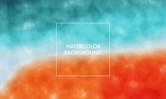 Watercolor Gradient mesh abstract blur texture background with pastel colorful color vector