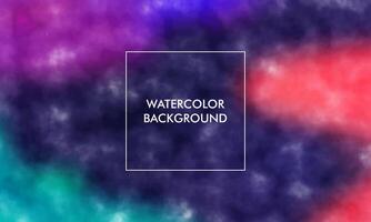 Watercolor Gradient mesh abstract blur texture background with pastel colorful color vector