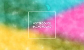 Watercolor Gradient mesh abstract blur texture background with pastel colorful color vector