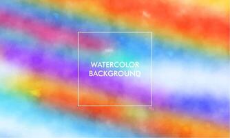 Watercolor Gradient mesh abstract blur texture background with pastel colorful color vector