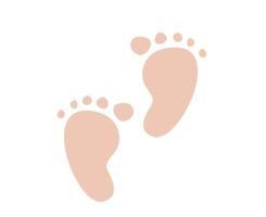 Little Baby Foot, Baby Feet, Footprint vector