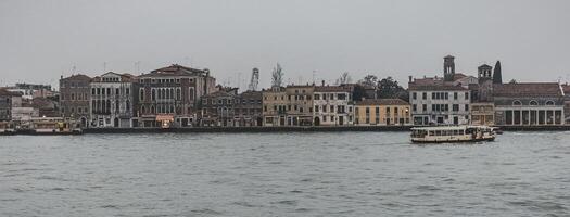 Venice city view in a cloudy day photo