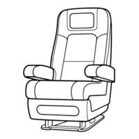 Arrange your designs with row seats outline icon, perfect for event layouts. vector