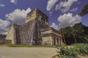 Side view of the Temple of the Jaguar photo