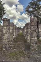 Temple of the Warriors in Chichen Itza photo