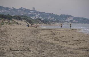 Sicilian beach with storm 3 photo