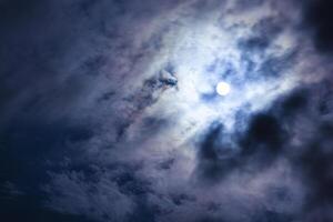 Moon cloud and sky 3 photo