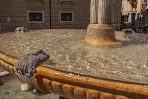 Old marble fountain in Treviso 6 photo