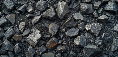 Pile of Rocks Arranged Neatly photo