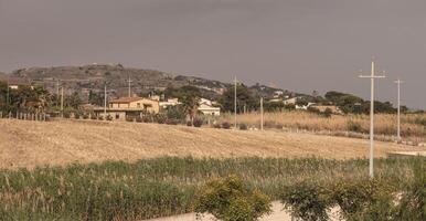 panorama rural siciliano foto