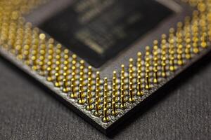 Processor chip detail 12 photo