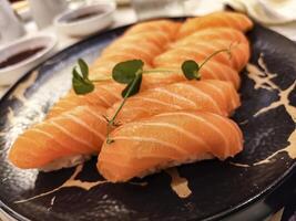 Detailed Sushi on Plate photo