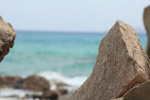 Sardinian rocky beach 3 photo