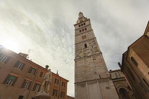 Ghirlandina tower in Modena, Italy photo