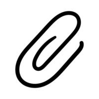 attach icon hand draw style black color vector