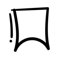 save icon hand draw style black color vector