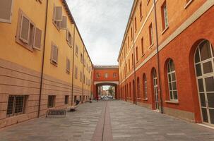 Via della Manifattura dei Tabacchi in Modena, Italy photo