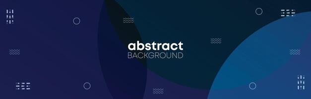 Abstract website banner background for digital marketing and branding. Social media horizontal business promotion banner with geometric shape backdrop for internet ads, web, header, and landing page vector