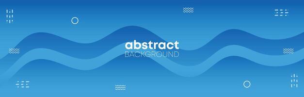 Abstract website banner background for digital marketing and branding. Social media horizontal business promotion banner with geometric shape backdrop for internet ads, web, header, and landing page vector