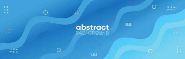 Abstract website banner background for digital marketing and branding. Social media horizontal business promotion banner with geometric shape backdrop for internet ads, web, header, and landing page vector